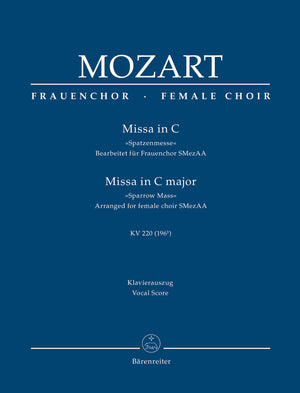 Mozart: Missa in C Major, K. 220 (196b) (arr. for female choir)