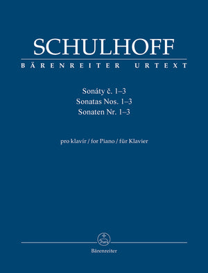 Schulhoff: Piano Sonatas, Nos. 1-3