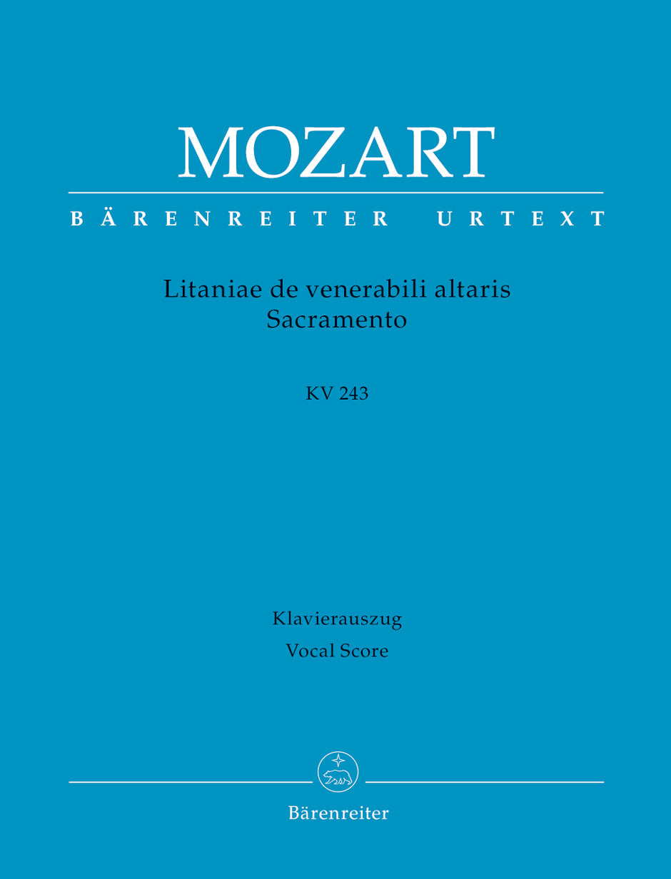 Mozart: Litaniae de venerabili altaris Sacramento in E-flat Major, K. 243