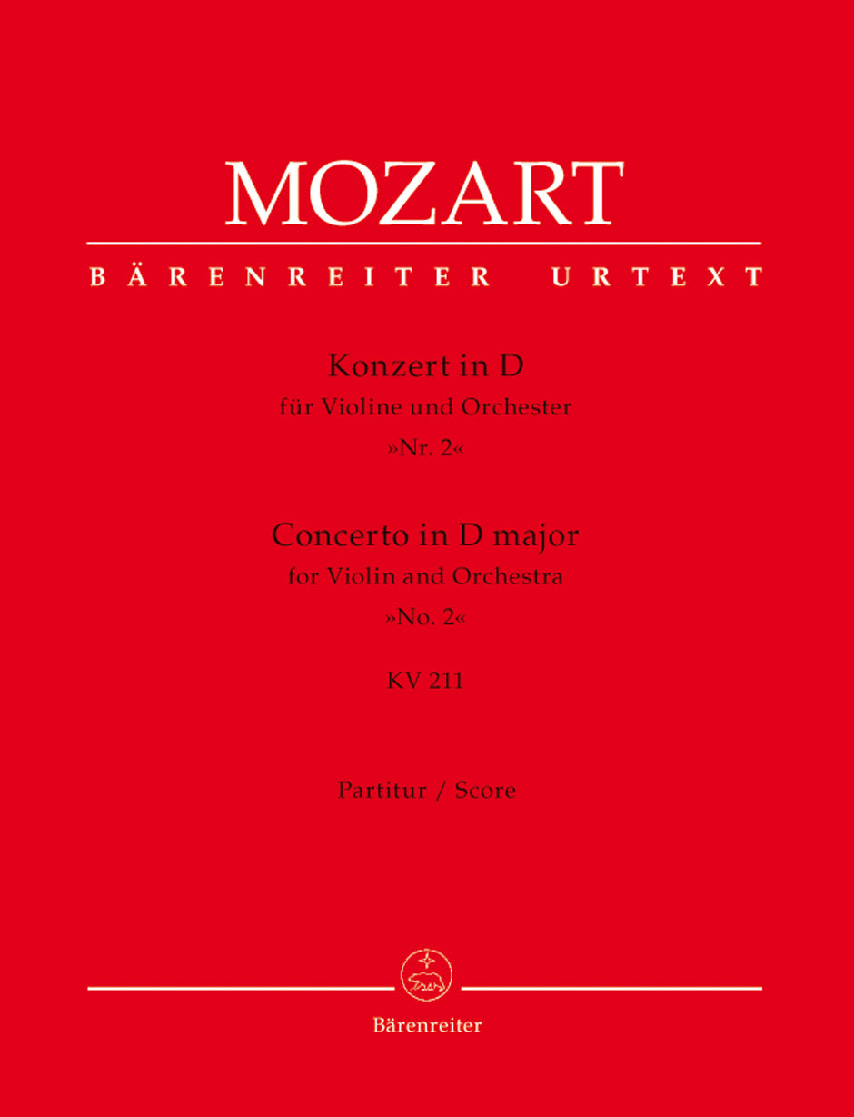 Mozart: Violin Concerto No. 2 in D Major, K. 211