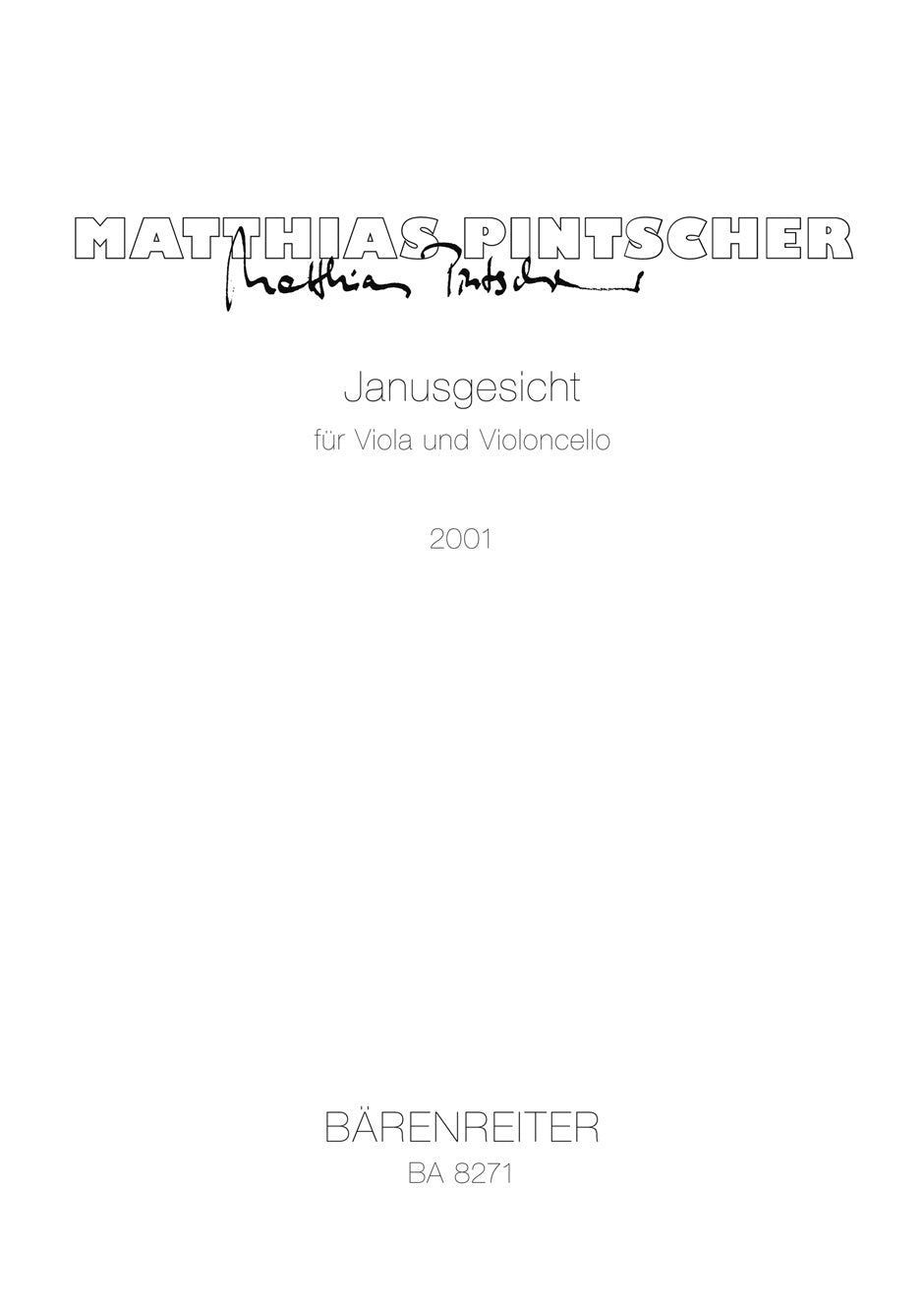 Pintscher: Janusgesicht