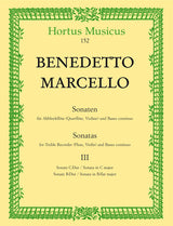 Marcello: Recorder Sonatas - Volume 3 (Op. 2, Nos. 6 & 7)