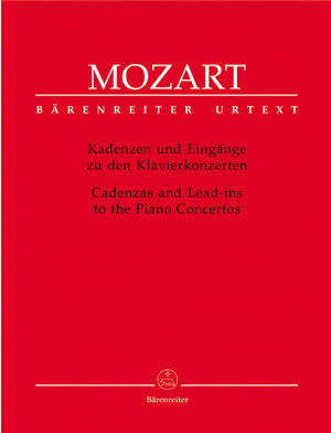 Mozart: Cadenzas and Lead-ins to the Piano Concertos