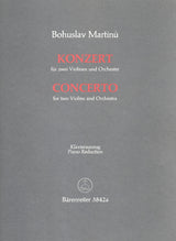 Martinů: Concerto for 2 Violins and Orchestra