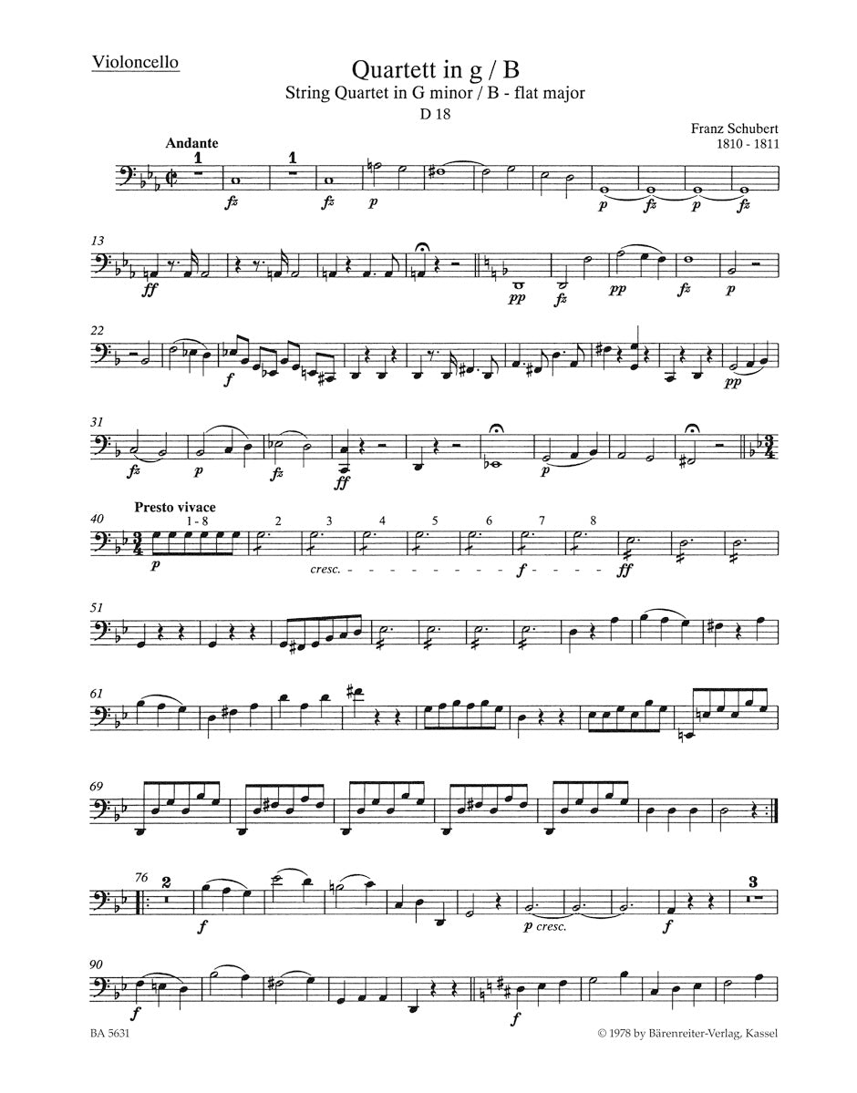 Schubert: String Quartets - Volume 2