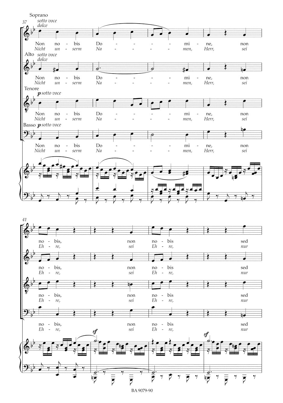 Mendelssohn: Psalm - "Non noto Domine" / "Nicht unserm Namen, Herr", MWV A 9, Op. 31