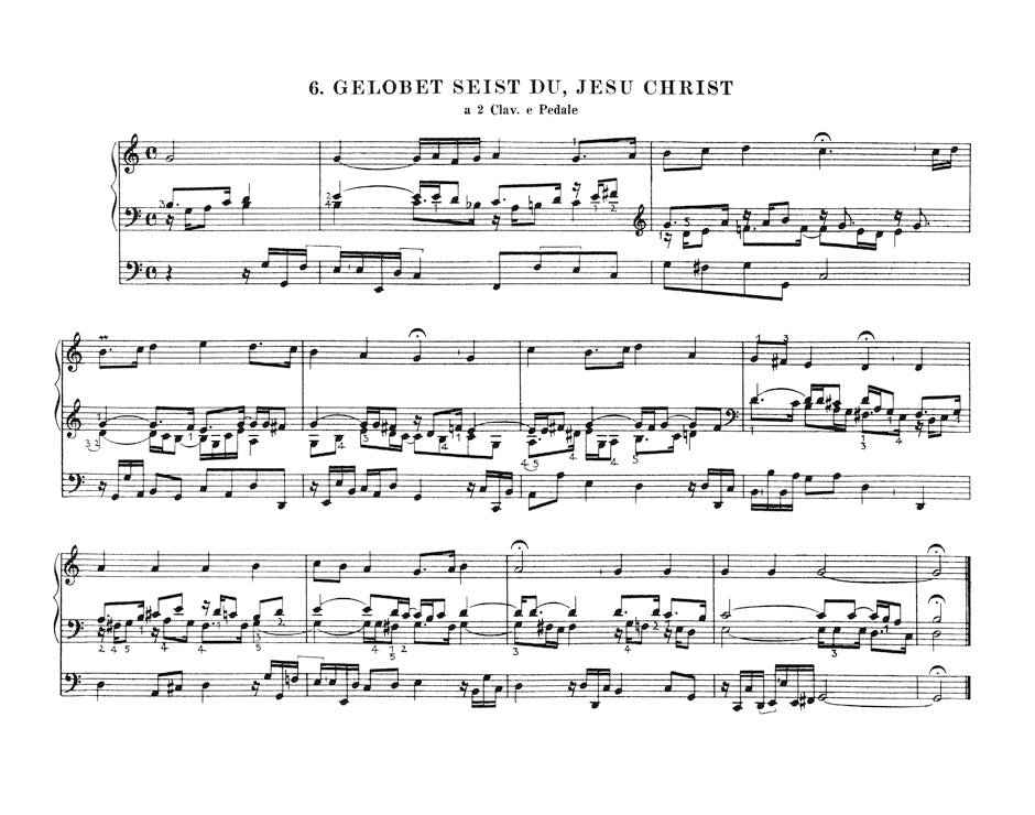 Bach: Orgelbüchlein, BWV 599-644, 706, 709, 727 and 738