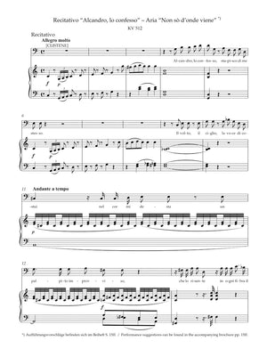 Mozart: Concert Arias for Bass
