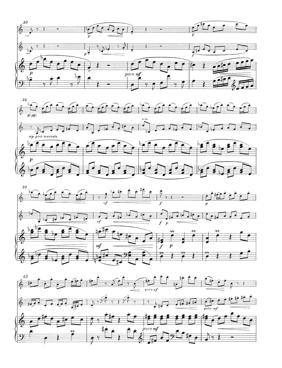 Martinů: Promenades for Flute, Violin and Harpsichord (Piano)
