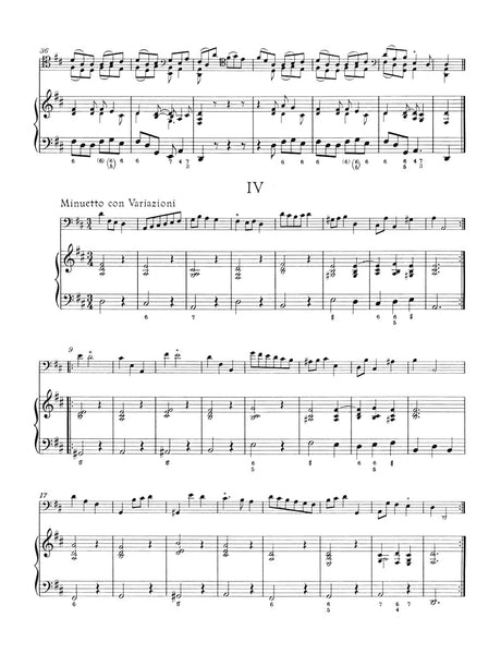 Boismortier: Sonata for Cello (Bassoon or Viola da gamba) and Basso continuo, Op. 50, No. 3
