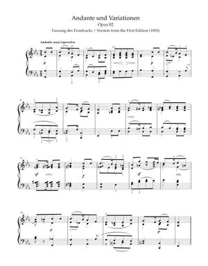Mendelssohn: Variations for Piano