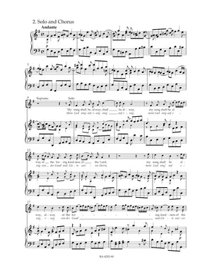 Handel: My song shall be alway, HWV 252