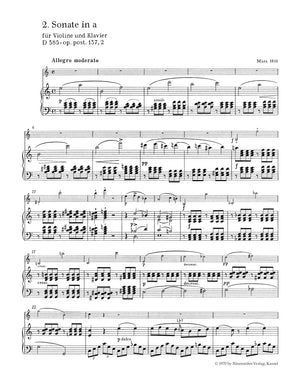 Schubert: Three Violin Sonatinas, Op. posth. 137