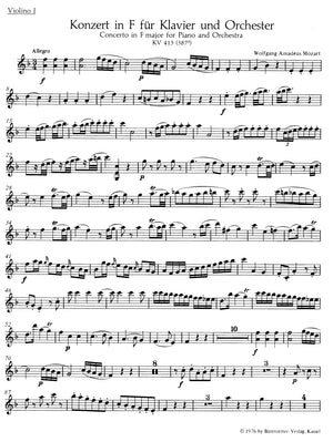 Mozart: Piano Concerto No. 11, K. 413/387a (version for piano and string quartet)