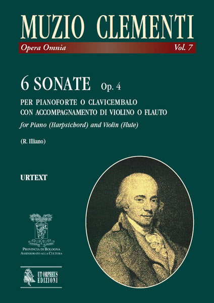 Clementi: 6 Sonatas for Piano & Violin/Flute, Op. 4