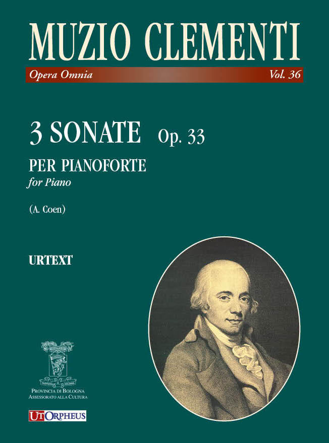Clementi: 3 Piano Sonatas, Op. 33