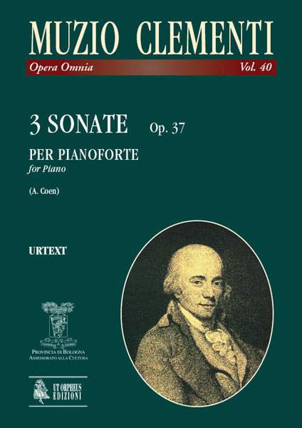 Clementi: 3 Piano Sonatas, Op. 37