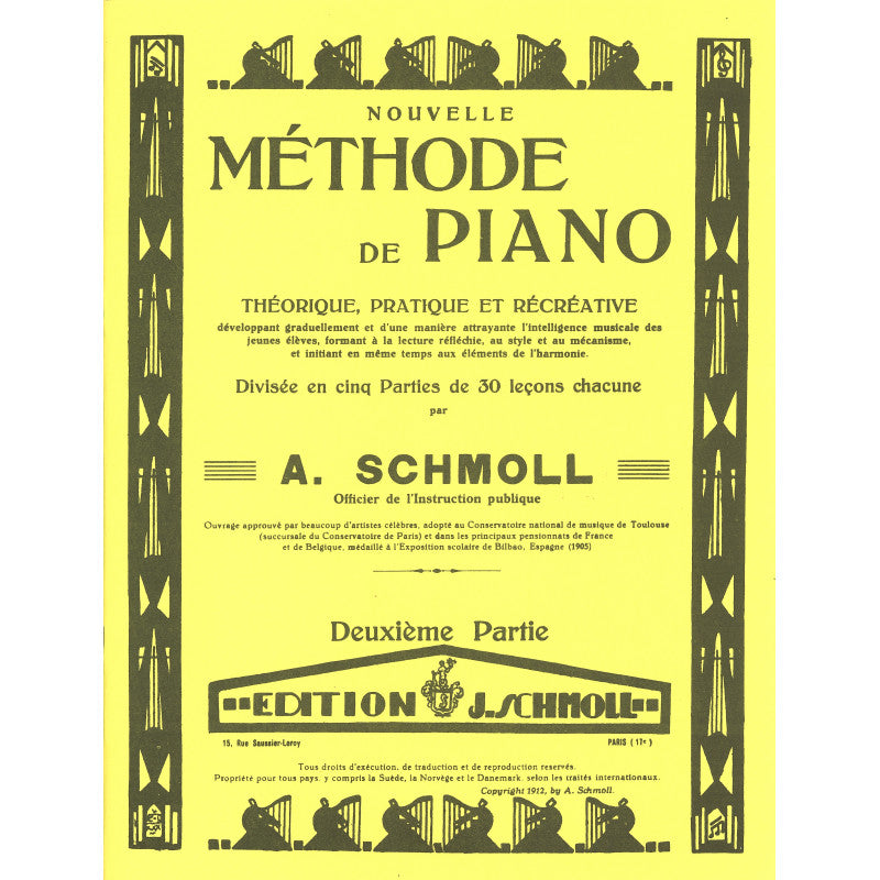 Schmoll: Méthode de piano - Volume 2