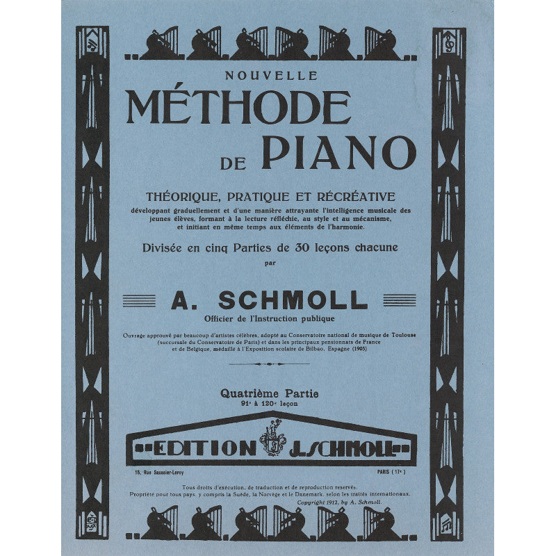 Schmoll: Méthode de piano - Volume 4