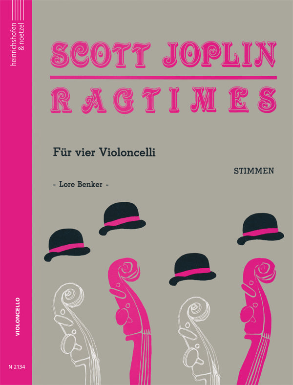 Joplin: Ragtimes (arr. for 4 cellos)