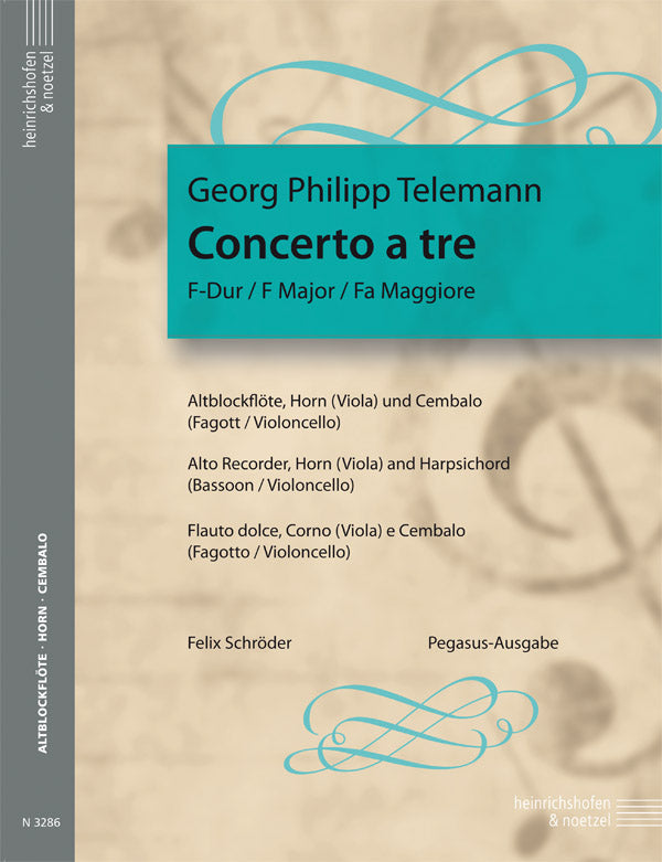Telemann: Concerto a tre in F Major, TWV 42:F14