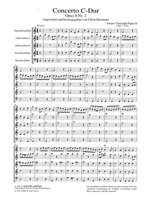 Pepusch: Concerto in C Major, Op. 8, No. 2 (arr. for recorder quintet)