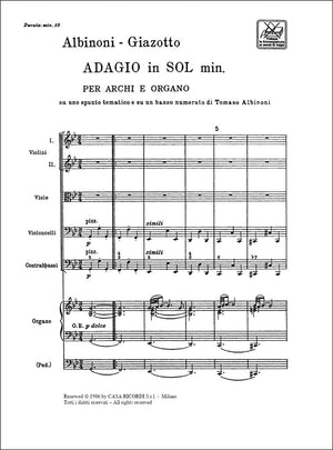 Albinoni-Giazotto: Adagio in G Minor
