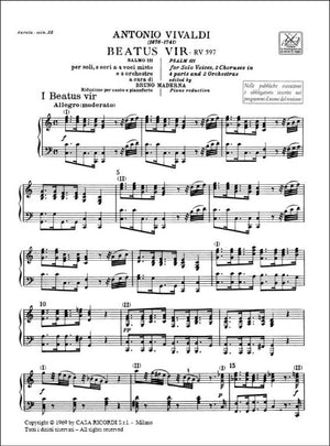 Vivaldi: Beatus vir, RV 597