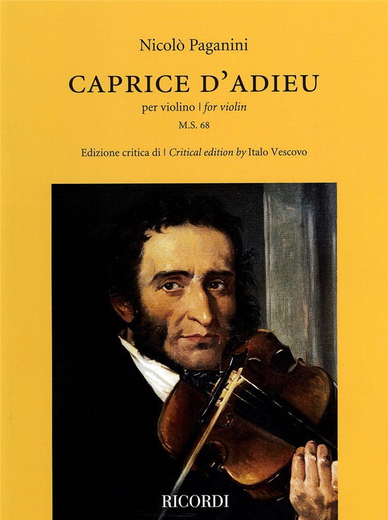 Paganini: Caprice d'adieu, MS 68