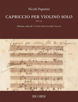 Paganini: Capriccio, MS 54