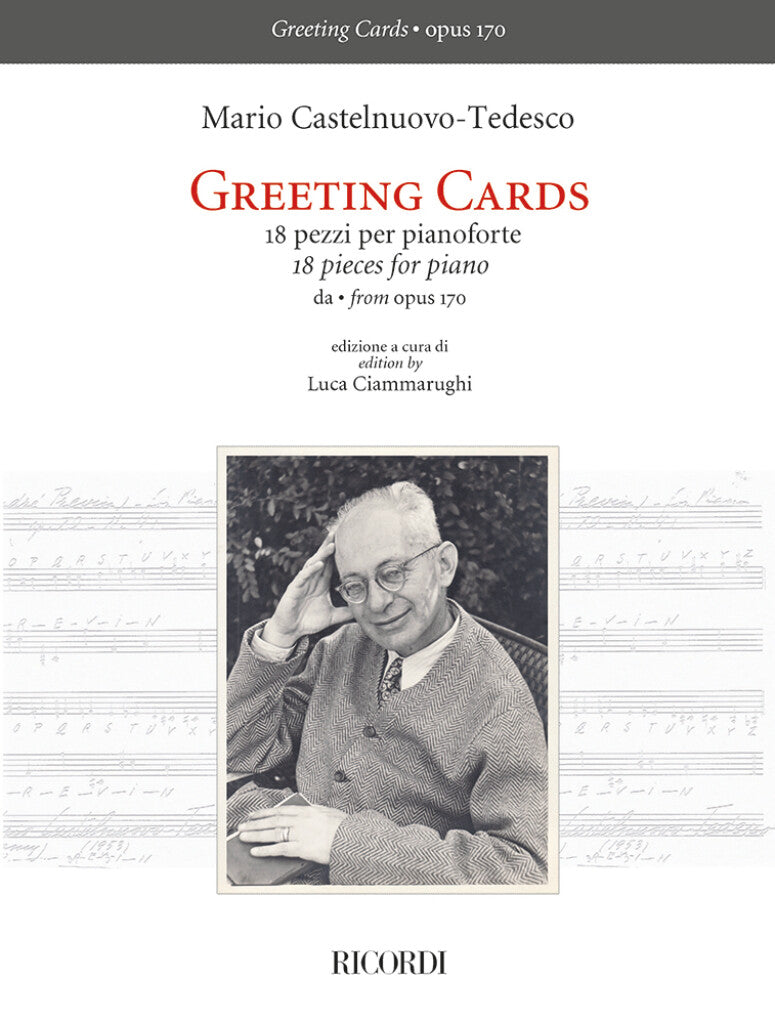 Castelnuovo-Tedesco: From the Set of Greeting Cards for Piano, Op. 170