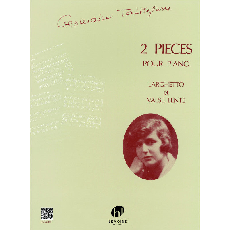 Tailleferre: 2 Pieces for Piano