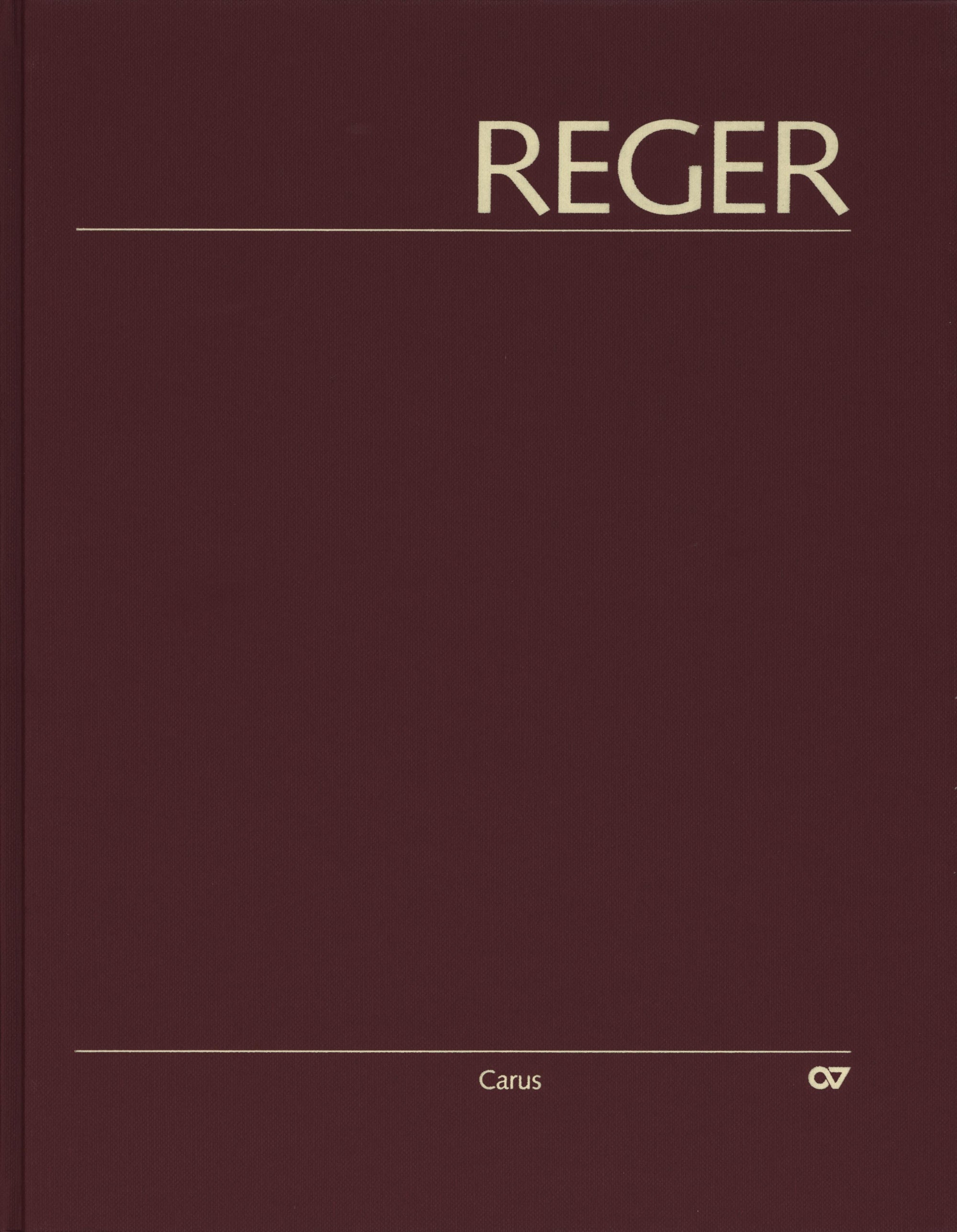 Reger: Chorale Fantasias for Organ