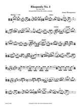 Montgomery: Rhapsody No. 2 (transc. for solo viola)