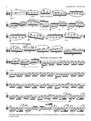 Montgomery: Rhapsody No. 1 (transc. for solo viola)