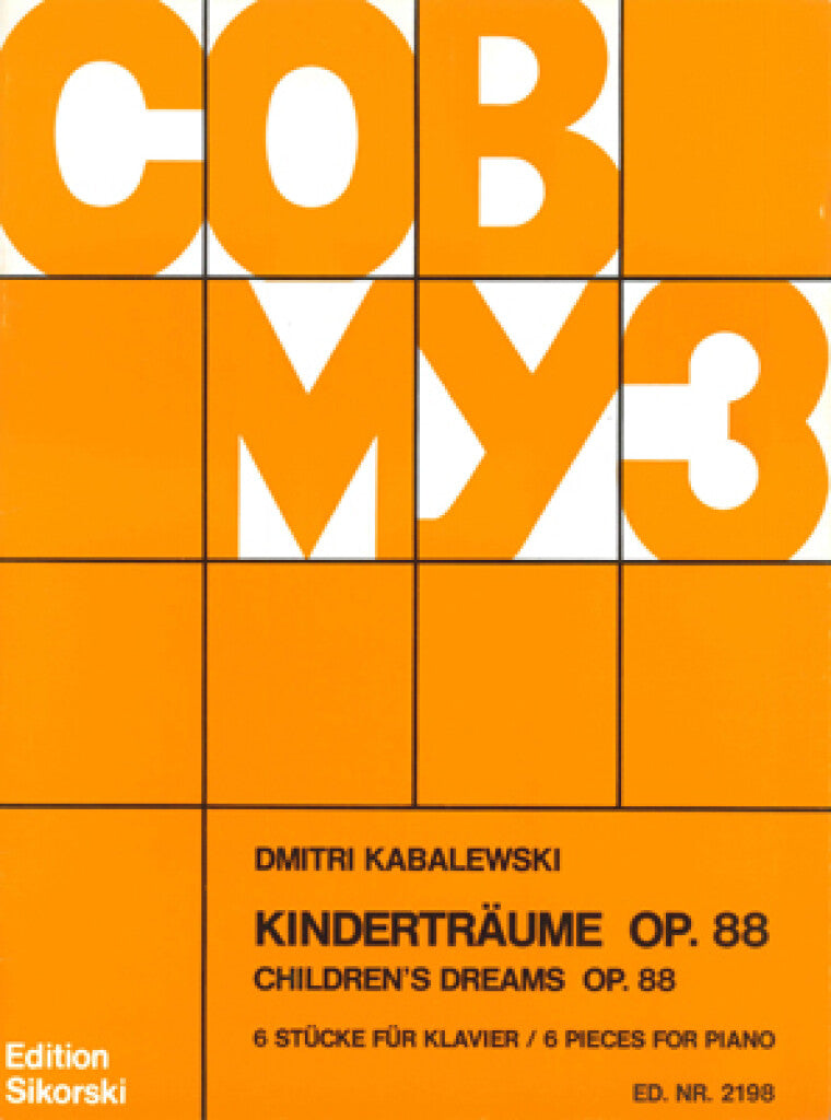 Kabalevsky: Children's Dreams, Op. 88