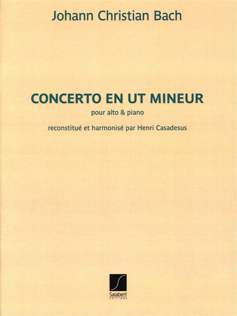 J. C. Bach-Casadesus: VIola Concerto in C Minor
