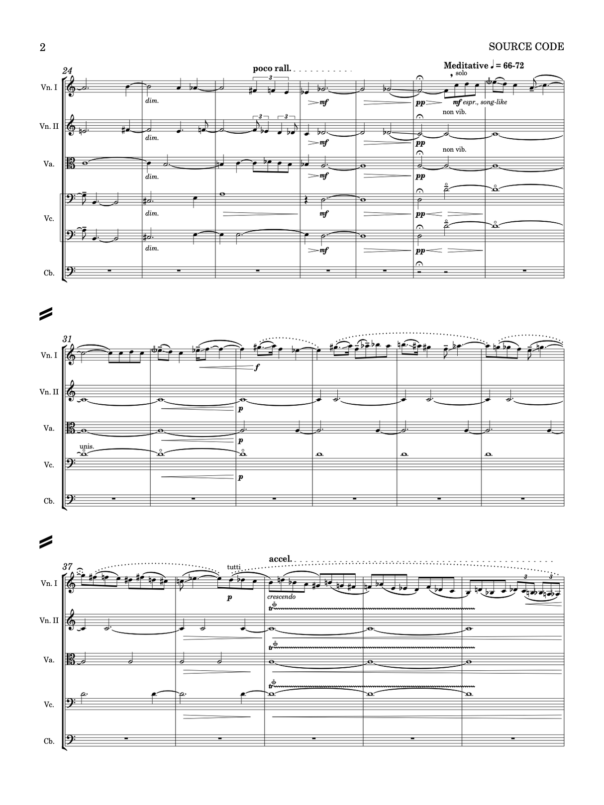 Montgomery: Source Code - Version for String Orchestra