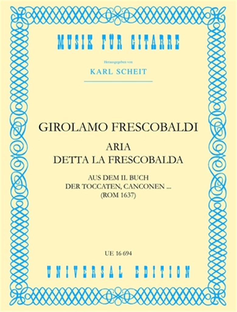 Frescobaldi: Aria detta la Frescobalda (arr. for guitar)