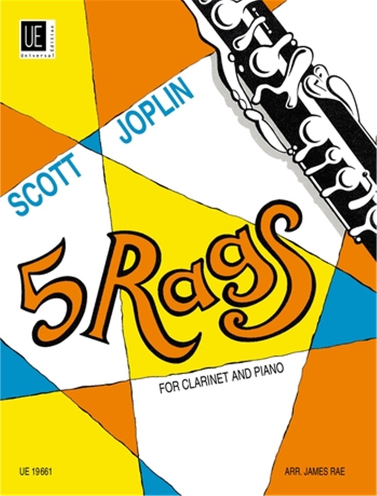 Joplin: 5 Rags (arr. for clarinet & piano)