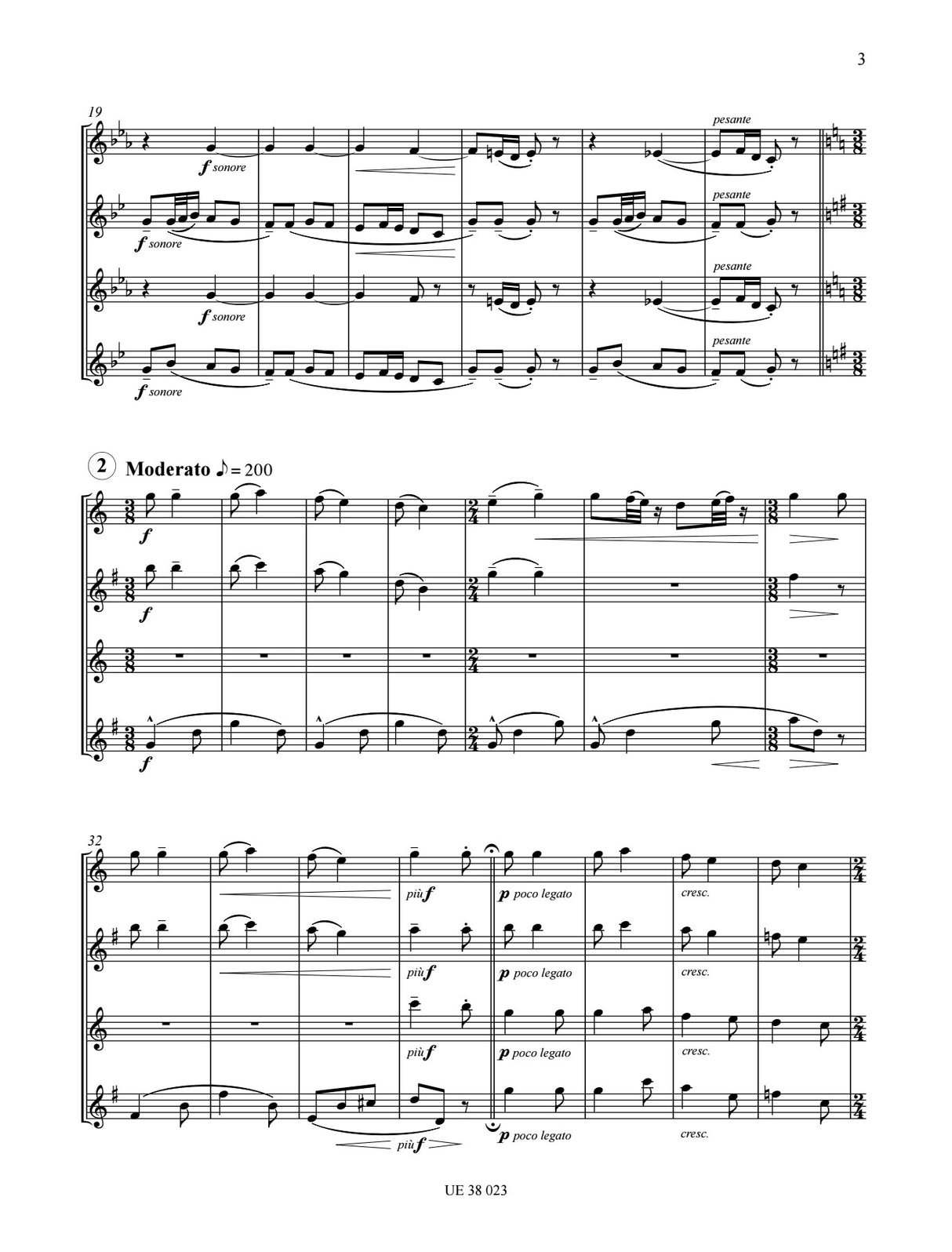 Bartók: Romanian Christmas Carols (arr. for sax quartet)
